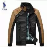 veste polo hommes nouveau pas cher style tirette mode noir brun